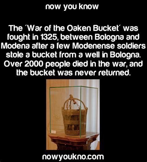 Bucket History.